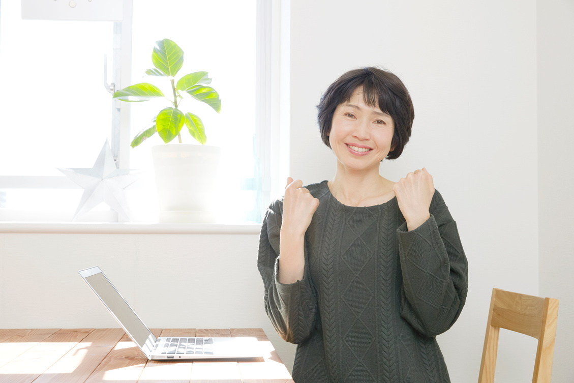 Japanese middle age woman